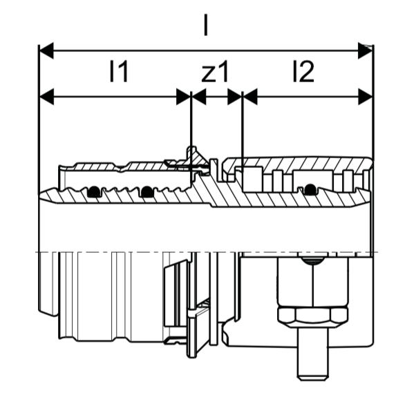 1060058 Uponor Wipex Jatk S Press Pn6 32 32mm Ehitusmaterjalid E Kaubamaja Interbauen Ee