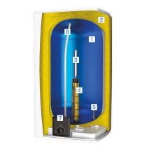 1. Emailleeritud sisepind

2. PU isolatsioon 0% CFC

3. Magneesiumanood

4. Keraamiline küttekeha

5. Külma vee pealevoolu difuusor

6. Sooja vee väljavoolu terastoru

7. Juhtpaneel